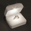 Leatherette Lighted Ring Box