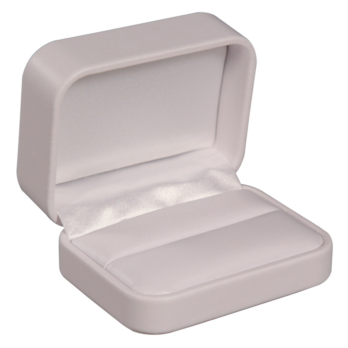 Catalina Leatherette Double Ring Box | Box Brokers Group