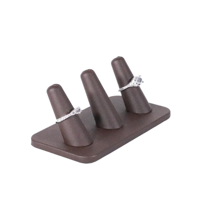 Leatherette Triple Ring #6003 - Image 2