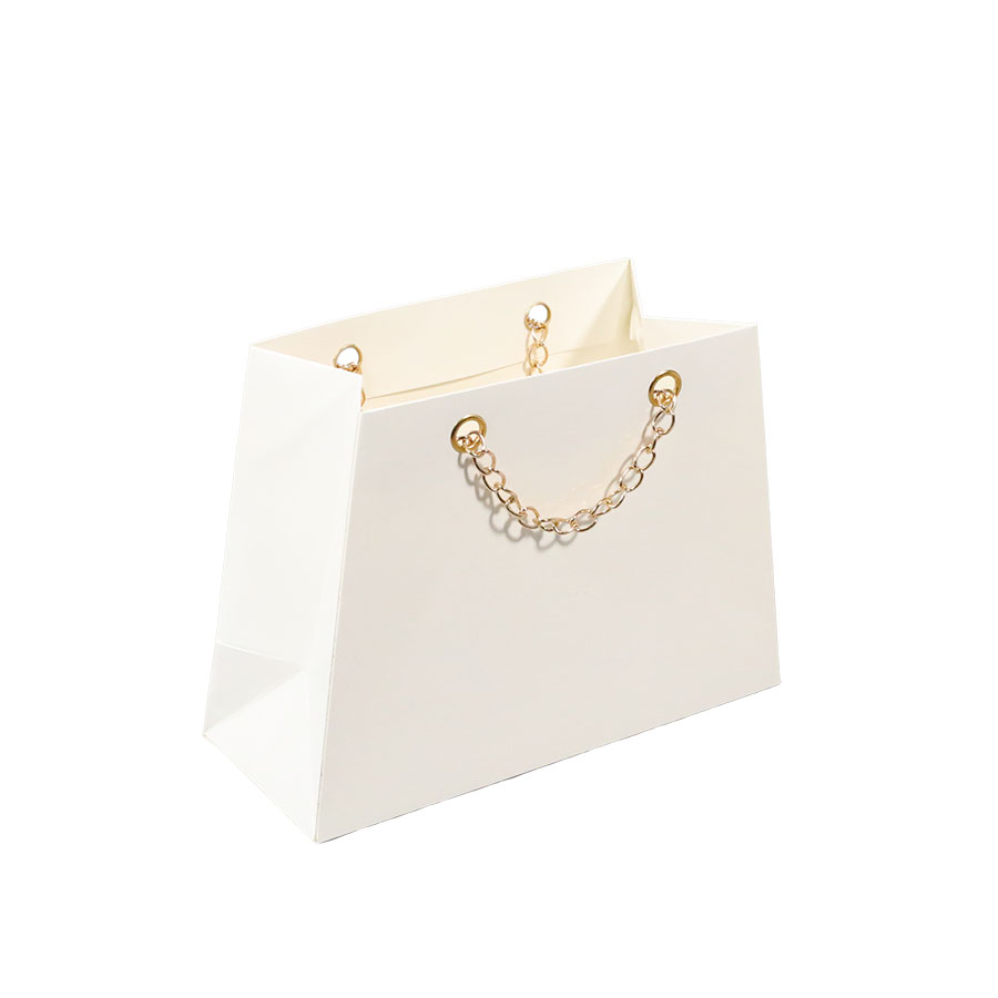 Small Alligator Shopping Bag With Chain