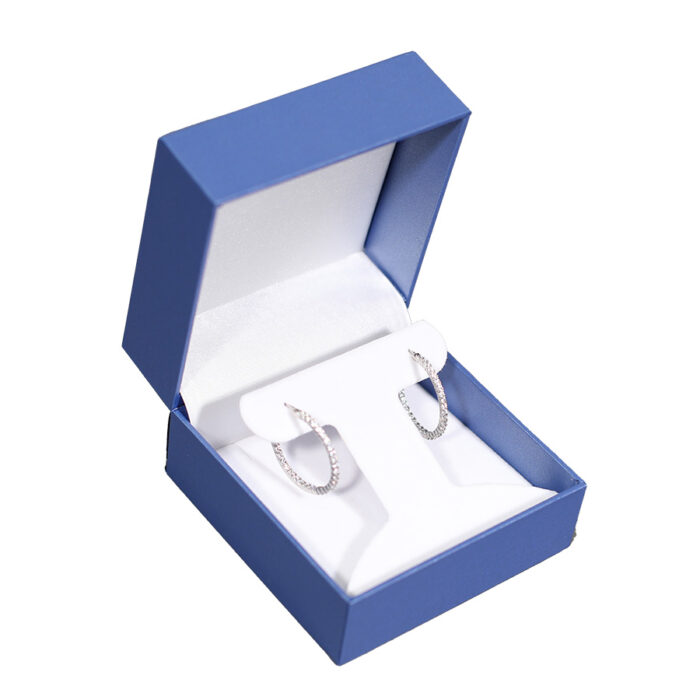 Savannah Sky Blue Hoop/Pendant Box #39355S-2