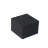 Black Malibu Small Earring/Pendant Box with Deluxe Fabric Lined Sleeve - Image 2
