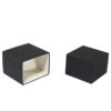 Black Malibu Small Earring/Pendant Box with Deluxe Fabric Lined Sleeve - Image 3